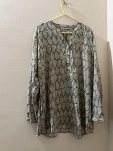 Stylish Patterned Tunic Top