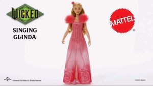 Singing Glinda Doll Wicked Movie 2024