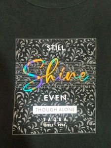 Printed Black T-Shirt