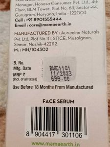 Selling Mama Earth Serum Pack Of 1