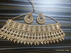 new bridal heavy Jewelry Set
