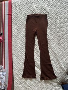 H&M Brown Flare Leggings Trousers Lower