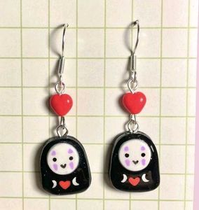 No Face Dangle Earrings