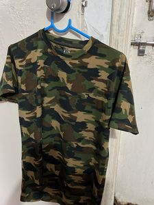 Camo Print Tee