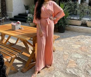 Long Sleeves V Neck Co-ord Set