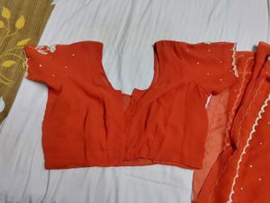 Orange Saree