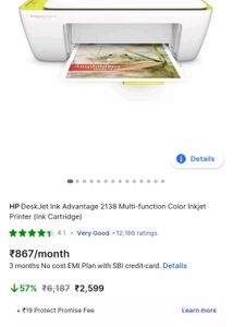 HP DeskJet Colour Printer