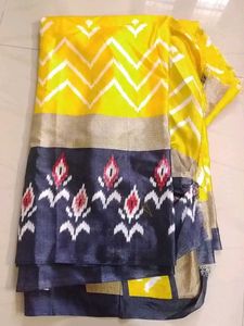 Ikkat Print Saree