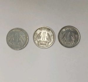💥🤯₹1 Rupees Error Coins Set Of 3 Sale