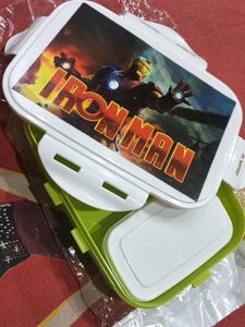 Beautiful plastic lunch box for boy with theme