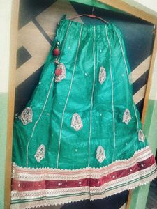 Beautiful Emerald Green Lehenga