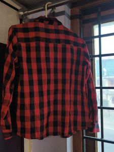 Red &amp; Black Checkered Flannel