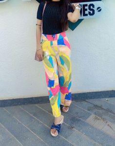 Colorful Patterned Pants