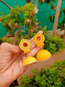 Handcrafted Quilling Jhumkas
