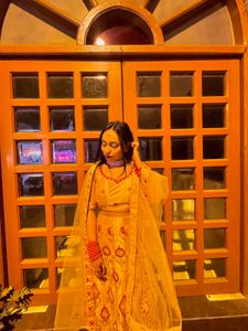 Elegant Orange Lehenga Choli Set