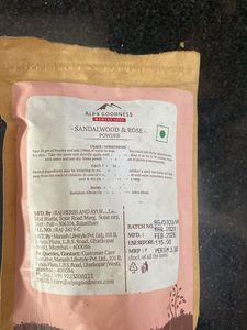 Alps And Goodness Face Mask Powder