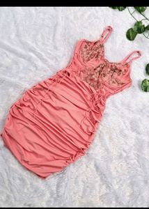 Urbanic Pink Corset Dress