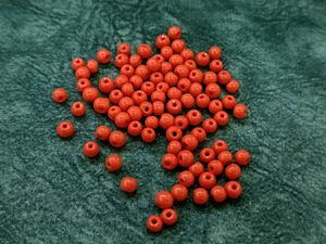 Red Coral  Beads for Jewelry Making