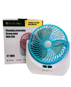 BME JY SUPER 1880 (RECHARGEABLE PORTABLE USB FAN)