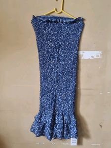 Ruffled Tube Bodycon Dress