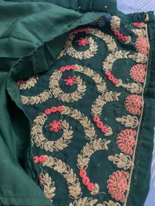 Emerald Green Embroidered Salwar Kameez