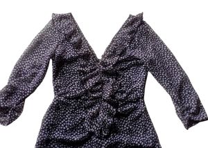 ZARA Floral Poppy Ruffle Jumpsuit Romper Shorts