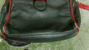 Vintage Green Leather Crossbody Bag