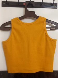Cute Yellow Crop Top