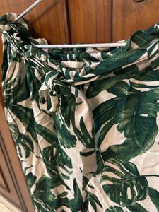 Palm Print Pants