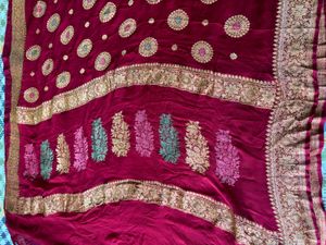 Pure Goergette Khaddi Weave Banarasi