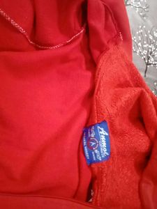 Red Varsity Hoodie
