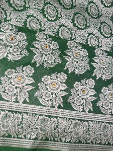 Green Banarasi Pure Silk Saree