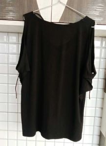 Stylish Black Top (Off- Shoulder)