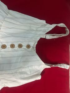 Striped Sundress with Buttons