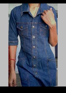 denim dress