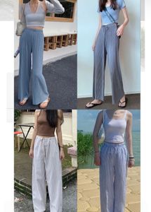 sky blue Casual  pants