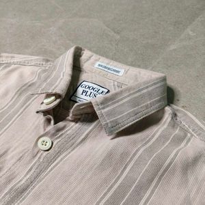 Striped Button-Down Shirt