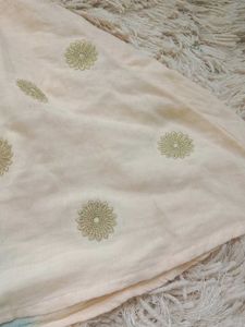 Blue &amp; Peach Floral Top