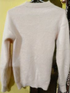 Cozy Pale Pink Knit Sweater