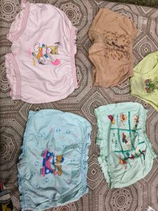 Cute Baby Girl Bloomers (5 pcs)