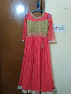 Beautiful Pink Anarkali Dress