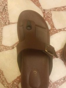 Brown &#39;Gelpro&#39; Comfort Slide
