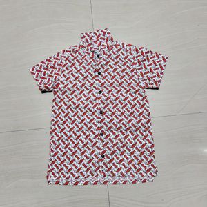 BURBERRY Boys Desmond Monogram Print Shirt Size 8y