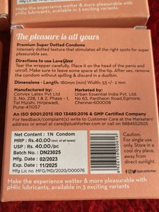 Plush Super Dotted Condom 4 Pack