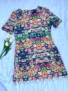 Colorful Geometric Dress