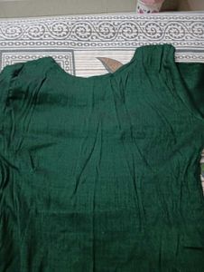Embroidered Green Maxi Dress