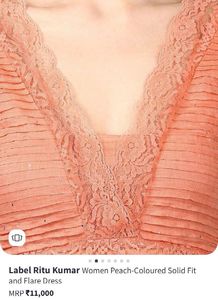 Label Ritu Kumar Peach Dress (BRAND NEW)