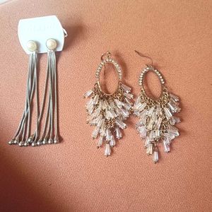 Dazzling Earrings  and jhumkas