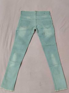 Skinny light Blue Jeans For Girls