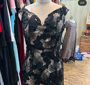 Elegant Black Lace Gown